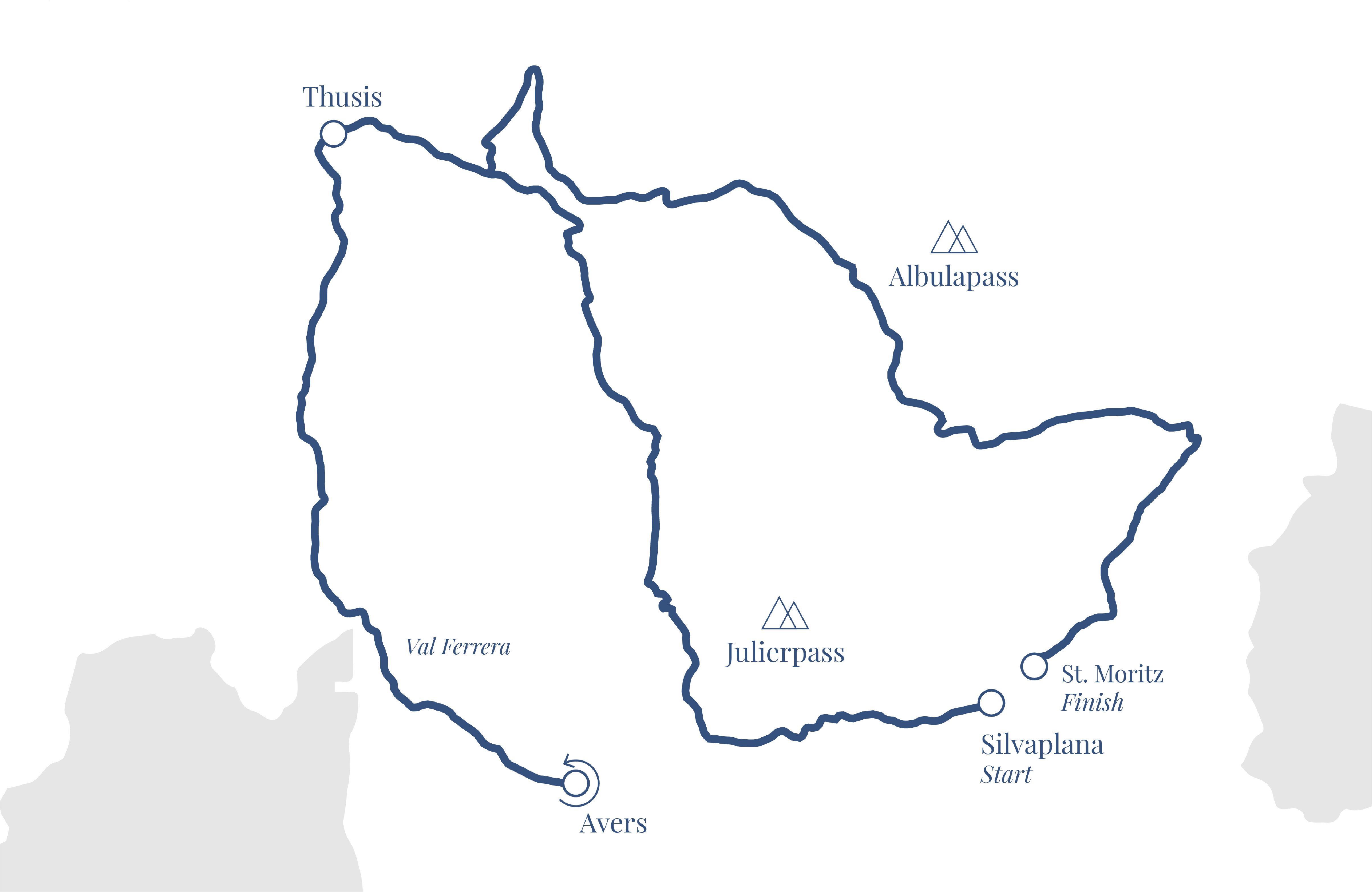 Mappa – Julius Baer rally